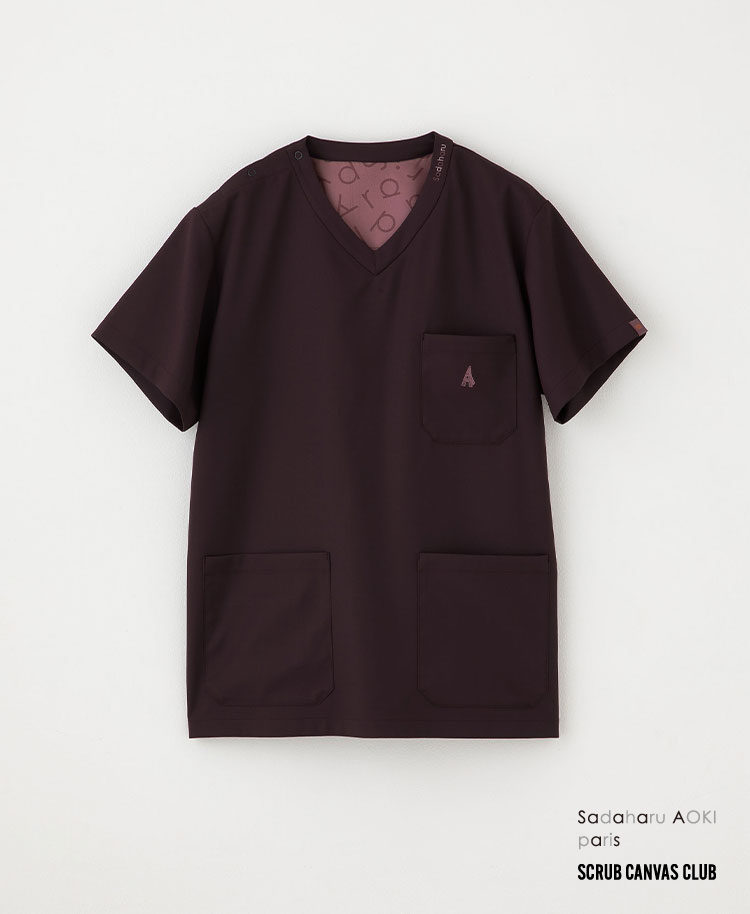 Scrub Canvas Club:Sadaharu AOKI parisスクラブトップス(男女兼用)/