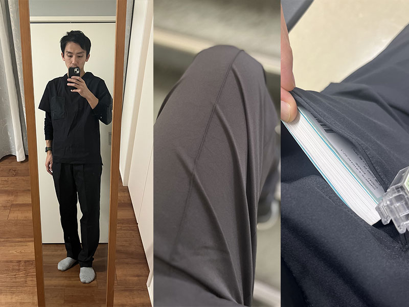 よく伸び動きにフィットするメンズスクラブMOVEを呼吸器内科の医師が試着してみました【着用レビュー】