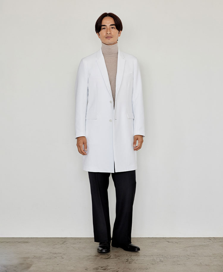 メンズ白衣:アーバンLABコート(2024年モデル) | おしゃれ白衣の
